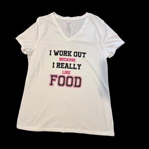 Women’s T Shirt  Funny T Shirt Women Size Large Workout Shirt